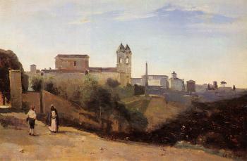 讓 巴蒂斯特 卡米耶 柯羅 Rome, Monte Pinco, the Trinita dei Monte, View from the Garden of the Academie de France 讓 巴蒂斯特 卡米耶 柯羅 Rome, Monte Pinco, the Trinita dei Monte, View from the Garden of the Academie de France